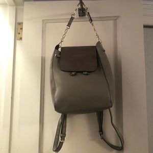 Zara mini leather backpack